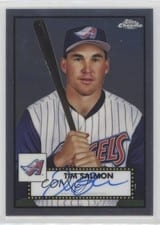 2021 Topps Chrome Platinum Anniversary Autographs Tim Salmon #PA-TSA card