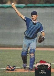 1992 Stadium Club Base Set Tim Spehr #96 card