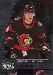 2020-21 SkyBox Metal Universe Base Set Tim Stutzle #140 card
