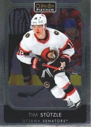 2021-22 O-Pee-Chee Platinum Base Set Tim Stutzle #5 card