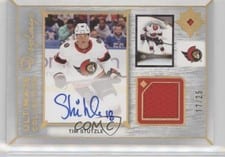 2022-23 Upper Deck Ultimate Collection Ultimate Displays Autograph Jersey Tim Stutzle #UDA-TS card