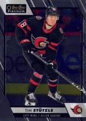 2023-24 O-Pee-Chee Platinum Base Set Tim Stutzle #186 card
