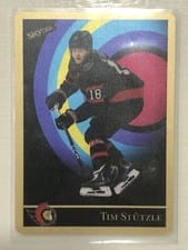 2023-24 SkyBox Metal Universe 1990 Skybox Metal Retros Tim Stutzle #19 card