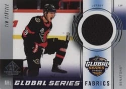 2024-25 SP Game Used 2023 Global Series Sweden Fabrics Tim Stutzle #GSF-TS card