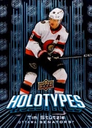 2024-25 Upper Deck Holotypes Tim Stutzle #HT-24 card