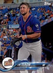 2018 Topps Pro Debut Base Set Tim Tebow #200b card