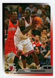 2005-06 Topps Total Base Set Tim Thomas #318 card