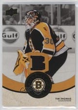 2023-24 Upper Deck Boston Bruins Centennial Centennial Cloth Relics Tim Thomas #CCR-TT card