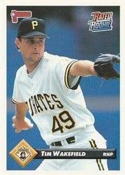 1993 Donruss Base Set Tim Wakefield #61 card