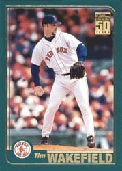 2001 Topps Base Set Tim Wakefield #701 card