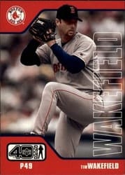 2002 Upper Deck 40-Man Base Set Tim Wakefield #283 card