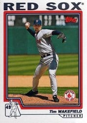 2004 Topps Base Set Tim Wakefield #213 card