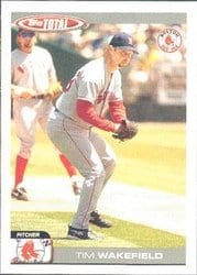 2004 Topps Total Base Set Tim Wakefield #316 card