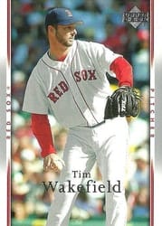 2007 Upper Deck Base Set Tim Wakefield #75 card