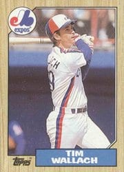 1987 Topps Base Set Tim Wallach #55 card