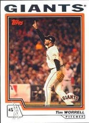 2004 Topps Base Set Tim Worrell #38 card