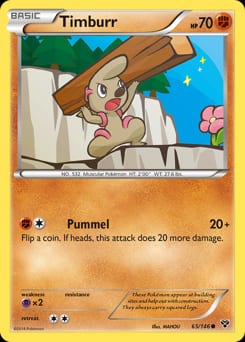 XY Timburr #65 card