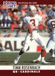 1990 Pro Set Base Set Timm Rosenbach #260 card