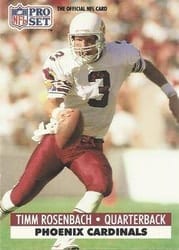 1991 Pro Set Base Set Timm Rosenbach #265 card