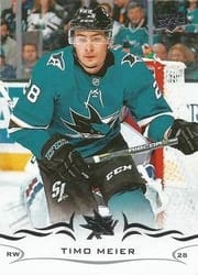 2018-19 Upper Deck Base Set Timo Meier #149 card