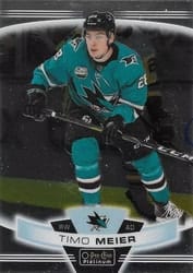 2019-20 O-Pee-Chee Platinum Base Set Timo Meier #42 card