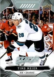 2019-20 Upper Deck MVP Base Set Timo Meier #73 card