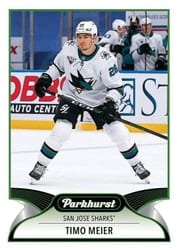 2021-22 Parkhurst Base Set Timo Meier #123 card