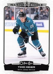 2022-23 O-Pee-Chee Base Set Timo Meier #537 card
