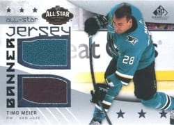 2022-23 SP Game Used 2022 NHL All-Star Game Jersey-Banner Relics Timo Meier #ASJB-TM card