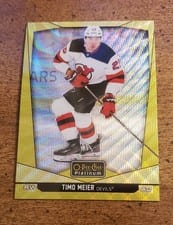 2024-25 O-Pee-Chee Platinum Base Set Timo Meier #189 card