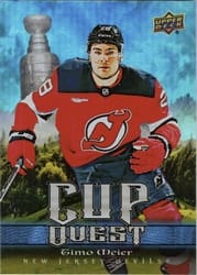 2025-26 Upper Deck Cup Quest Timo Meier #CQ-20 card