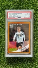 2018 Panini Donruss Timo Werner Optic Orange #137 card