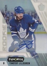 2020-21 Upper Deck Synergy Base Set Timothy Liljegren #106 card
