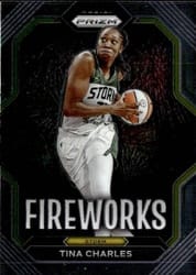2023 Panini Prizm WNBA Fireworks Tina Charles #2 card