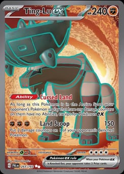 Paldea Evolved Ting-Lu ex #243 card