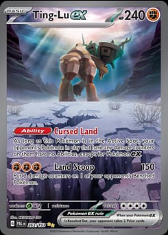2023 Paldea Evolved Ting-Lu ex #263 card