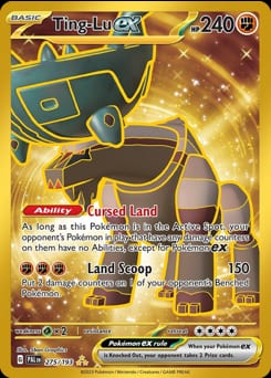 Paldea Evolved Ting-Lu ex #275 card
