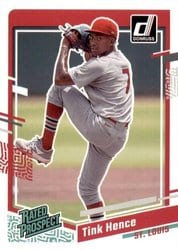 2023 Donruss Base Set Tink Hence #40 card
