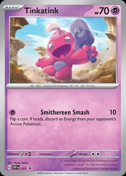 Scarlet & Violet Black Star Promos Tinkatink #25 card