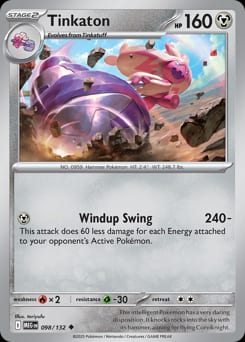 Mega Evolution Tinkaton #98 card