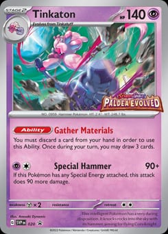 2023 Scarlet & Violet Black Star Promos Tinkaton #20 card