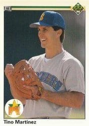 1990 Upper Deck Base Set Tino Martinez #37 card