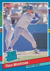 1991 Donruss Base Set Tino Martinez #28 card