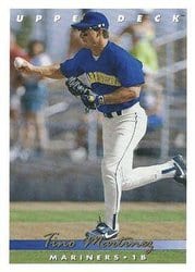 1993 Upper Deck Base Set Tino Martinez #287 card