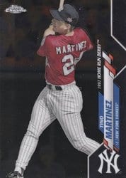 2020 Topps Chrome Update Base Set Tino Martinez #U-88 card