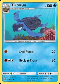 Unified Minds Tirtouga #44 card
