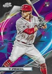 2022 Topps Cosmic Chrome Base Set TJ Friedl #117 card