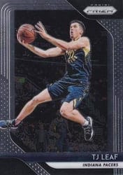 2018-19 Panini Prizm Base Set TJ Leaf #124 card