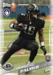 2019 Topps AAF Base Set Tobais Palmer #81 card