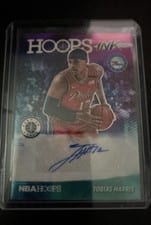 2019 Panini Hoops Premium Stock Hoops Ink Tobias Harris #HI-TBH card